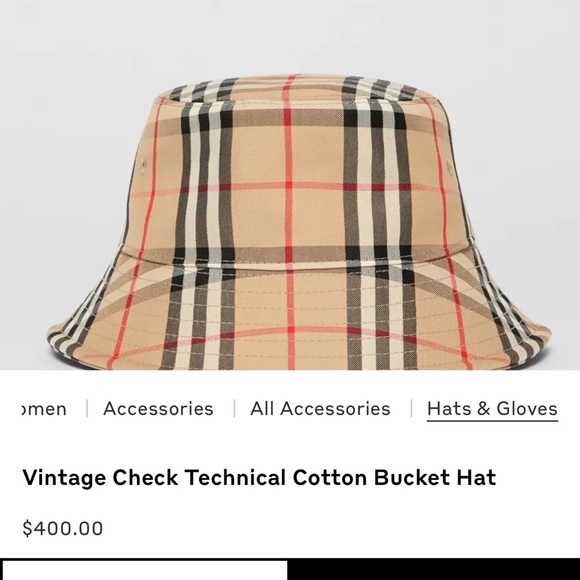 Burberry bucket hat - Picture 1 of 2